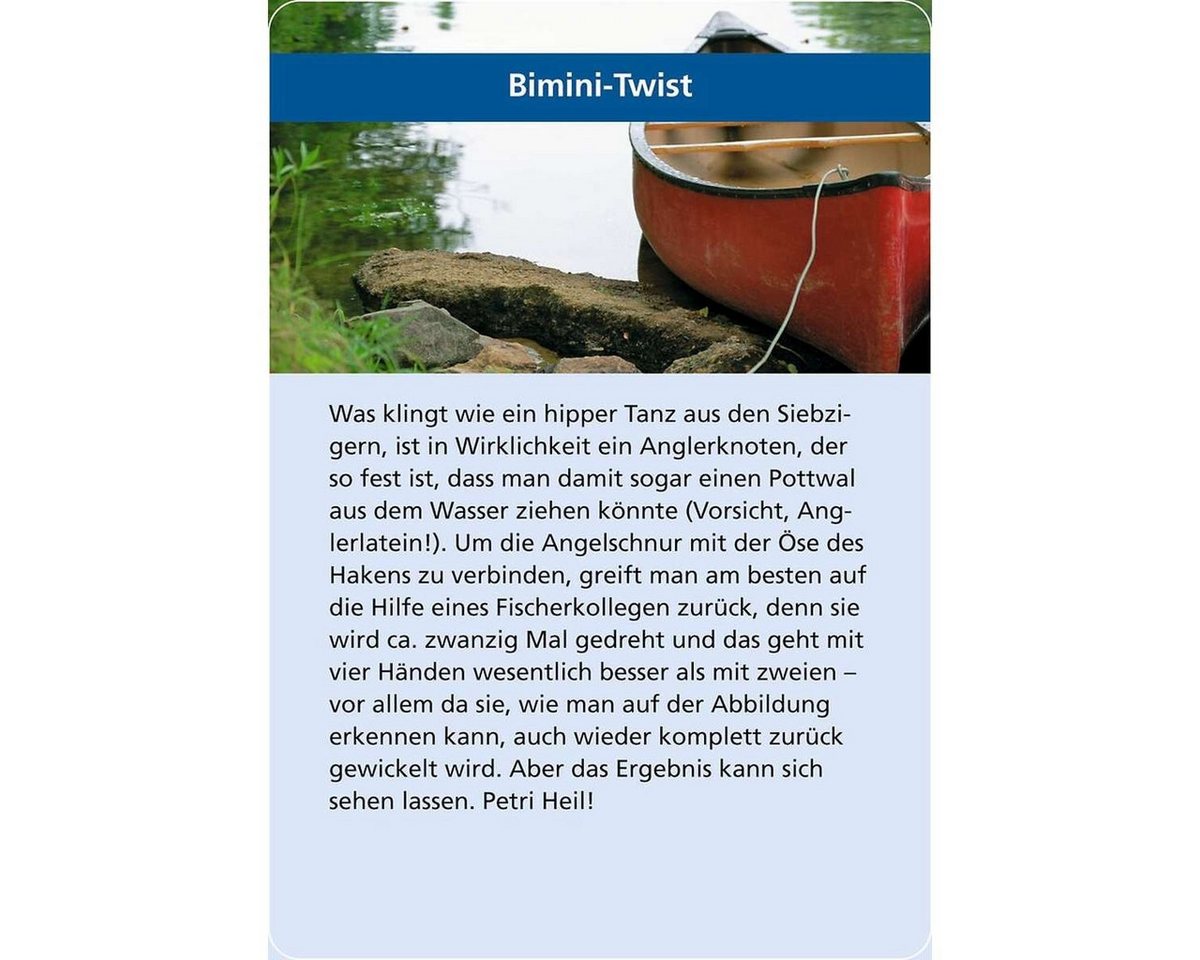 Moses. Verlag Kreativset Knotenbox - 50 Knoten lernen mit Karten & Übungsschnüren