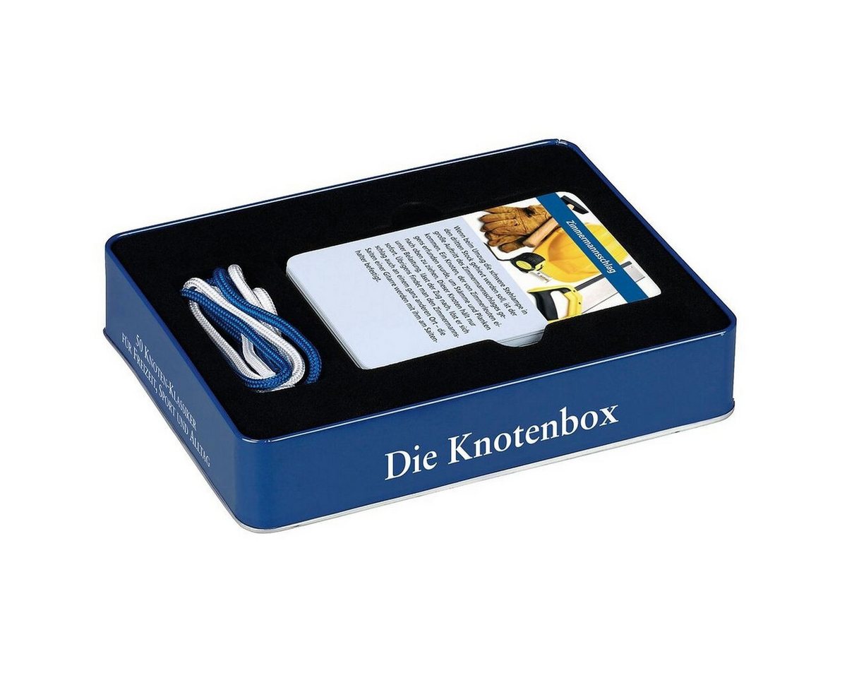 Moses. Verlag Kreativset Knotenbox - 50 Knoten lernen mit Karten & Übungsschnüren Bild 2