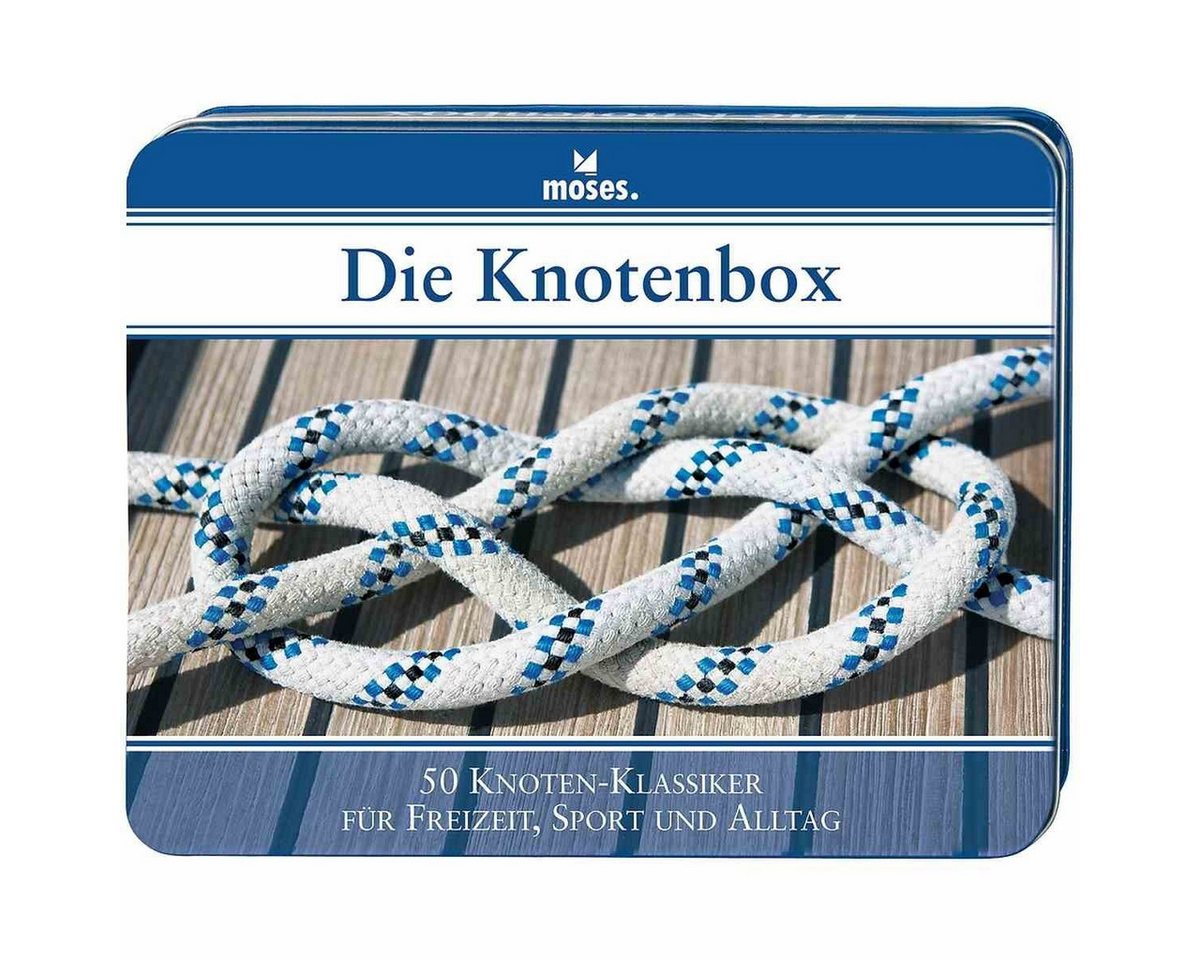 Moses. Verlag Kreativset Knotenbox - 50 Knoten lernen mit Karten & Übungsschnüren Bild 3
