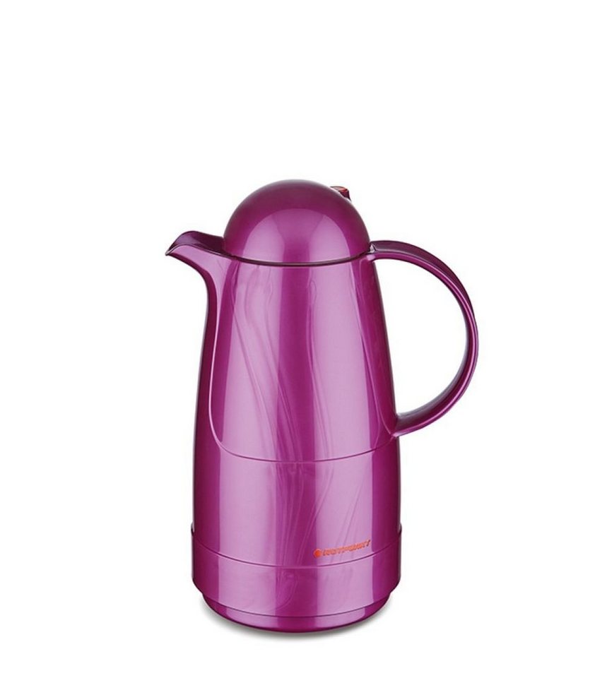 ROTPUNKT Isolierkanne 0,5 Liter 200 Glaseinsatz I hochwertig I langlebig I voller Geschmack, 0,5 l, (Kaffeekanne I Teekanne), Glaskolben aus doppelwandigem Rosalin-Glas