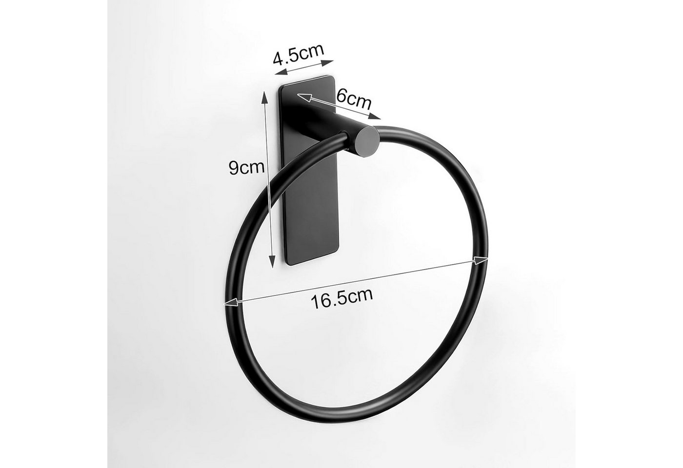 Youyijia Handtuchhalter Edelstahl Handtuchring Handtuchhalter Ohne Bohren Selbstklebend