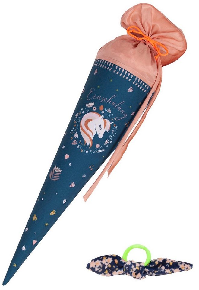 coopz Schultüte Einhorn Nr. 1 70 cm Textil Handmade Personalisierung möglich Bild 2