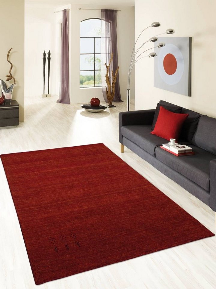 Rug Studios Teppich MARAND, Rechteckig, Höhe: 16 mm, Handgewebt, 40 x 60 cm, Rot Bild 2