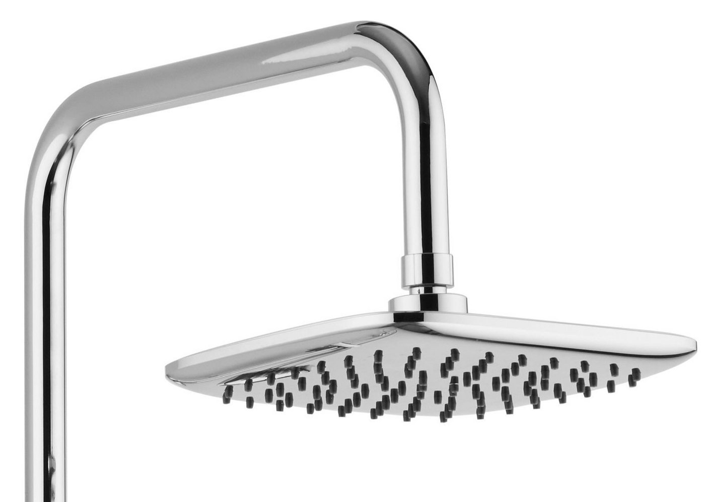 Vereg Duschsystem LUCCA, 1 Strahlart(en), Duschsäule in Chrom inkl. Kopf- und Handbrause, Kopfbrauseset
