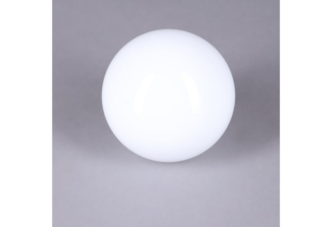 Home4Living Lampenschirm Kugelglas Ø 100mm Lampenglas weiß glänzend Ersatzglas, Weiß glänzend