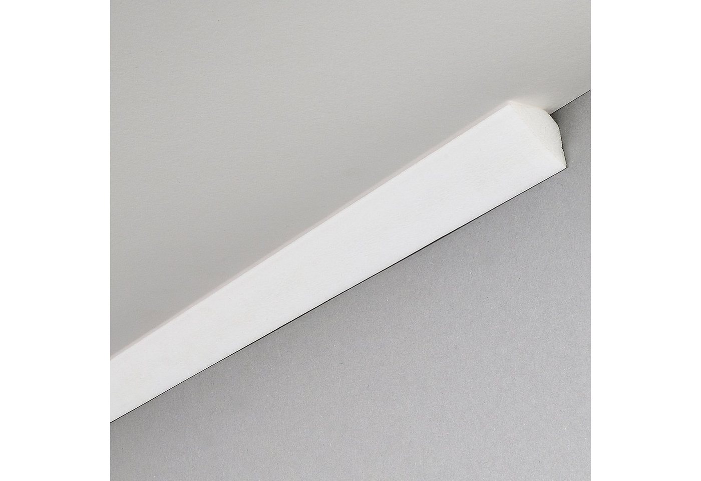Decosa Zierleiste Deckenleiste H20 moderne Styroporleiste - 5 Stück (10 m), Kleben, Polystyrol (Styropor)