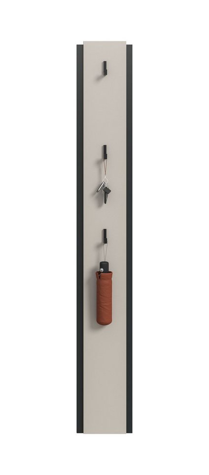 xonox.home Garderobenpaneel Emil, in Kaschmir Melamin B/H/T: 21x150x6 cm Bild 2