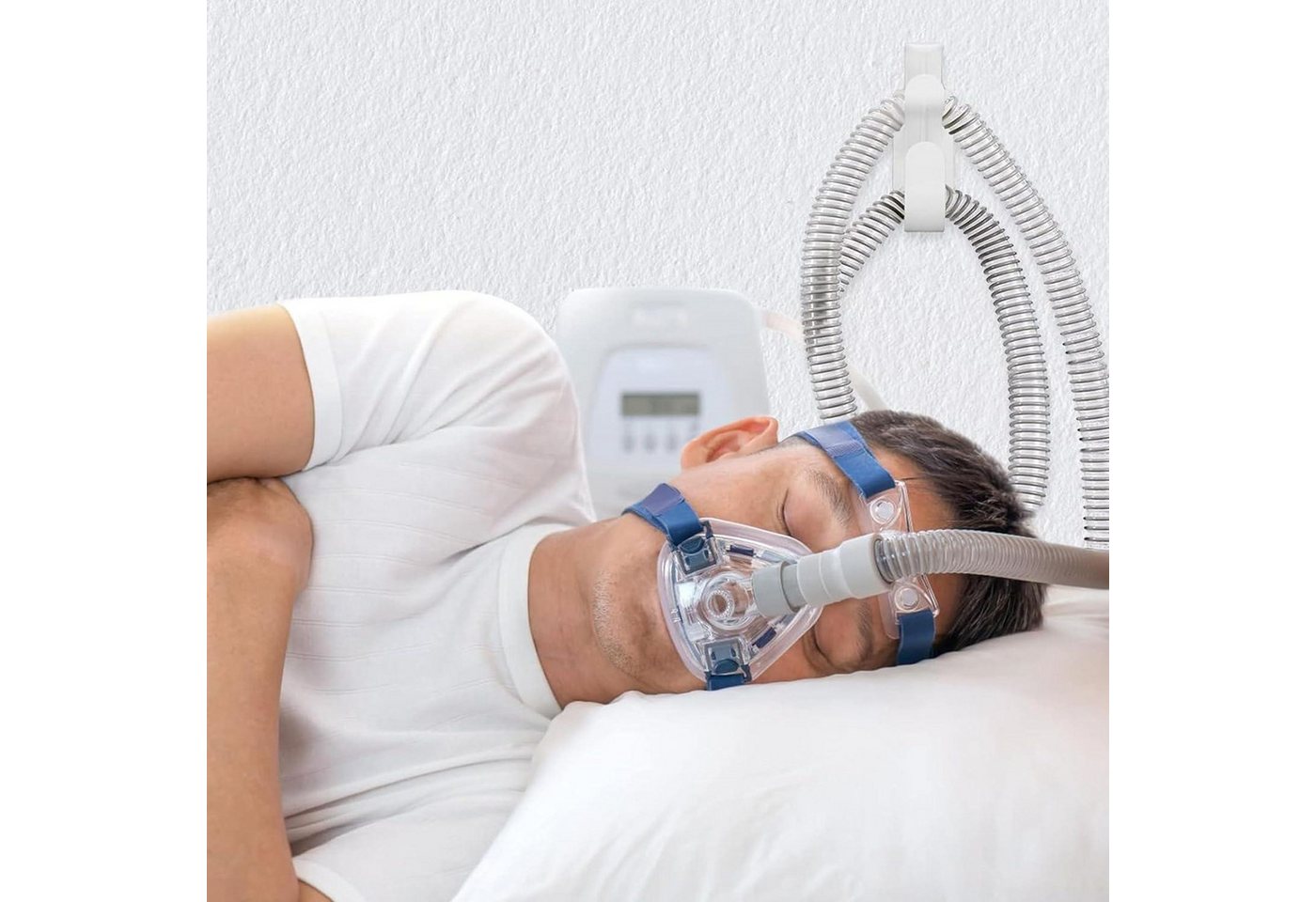 FELIXLEO Stromverbrauchszähler CPAP Schlauchhalter Weiß CPAP Maskenhaken, 1-tlg. Bild 5