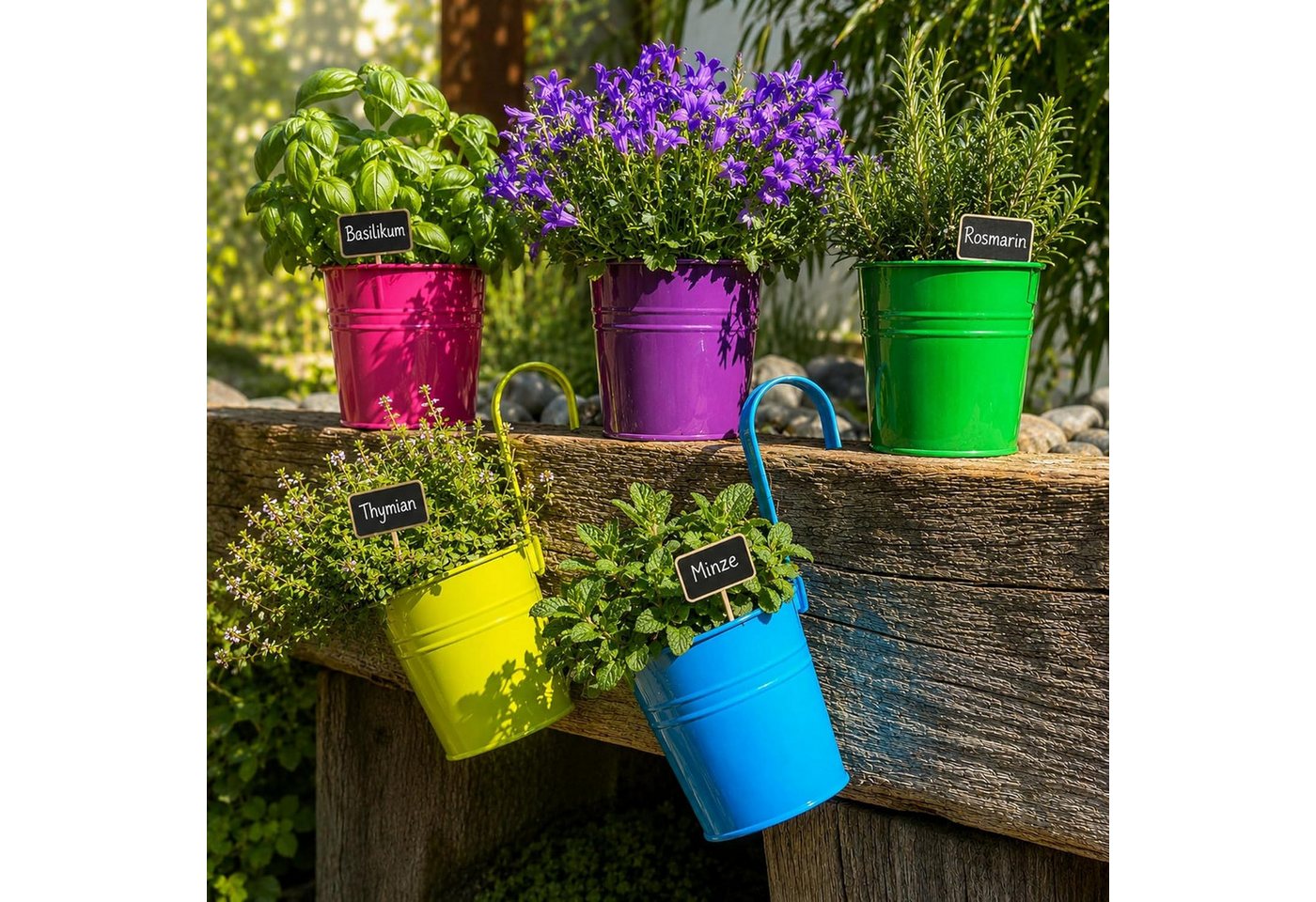TUWENA Blumentopf 10 Stück 10CM Blumentöpfe zum Aufhängen Hängend (10 St)