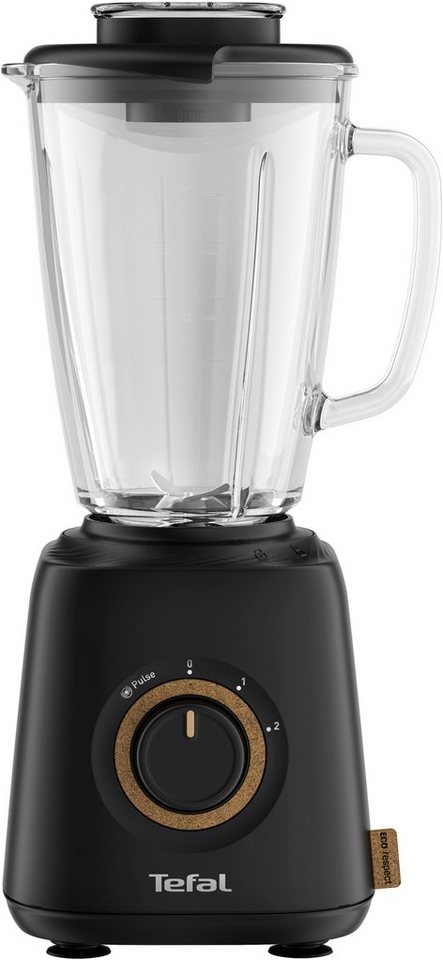 Tefal Standmixer Eco Respect, 800 W, im Öko-Design, 1,75 L, 4 Klingen, BL46EN