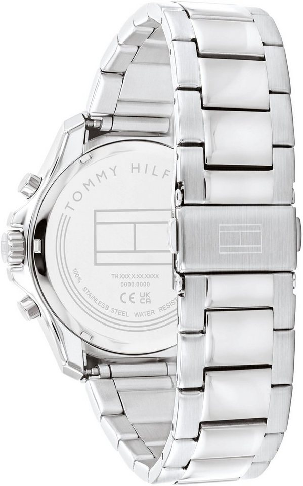 Tommy Hilfiger Multifunktionsuhr JORDAN 1792094, Quarzuhr, Armbanduhr, Herrenuhr, Datum, Edelstahlarmband Bild 3