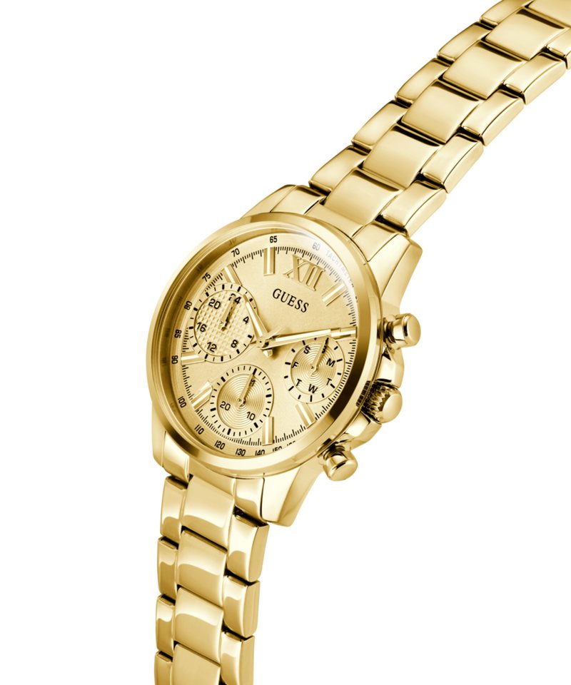 Guess Multifunktionsuhr BAILEY GW0933L2, Quarzuhr, Armbanduhr, Damenuhr, Edelstahlarmband, Datum