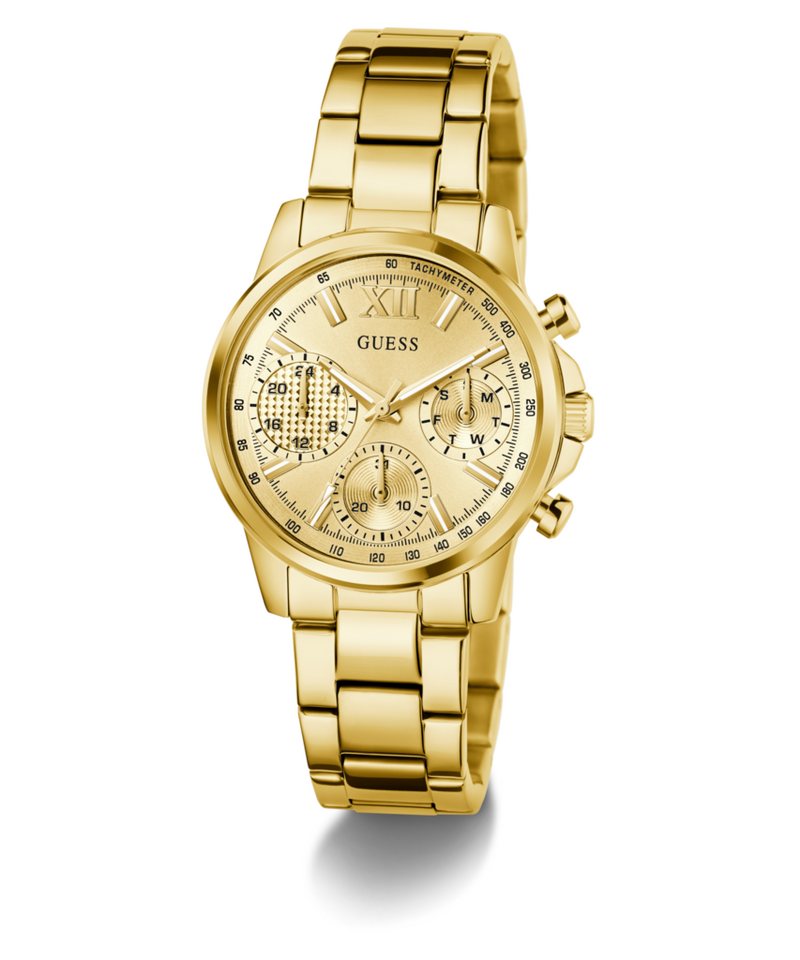 Guess Multifunktionsuhr BAILEY GW0933L2, Quarzuhr, Armbanduhr, Damenuhr, Edelstahlarmband, Datum Bild 2