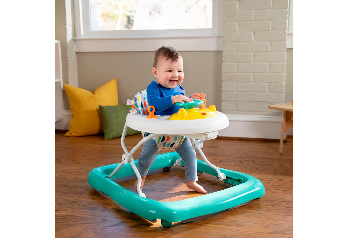 Bright Starts Lauflernhilfe Ready to Roll Lights & Sounds Walker, mit Licht- und Soundeffekt