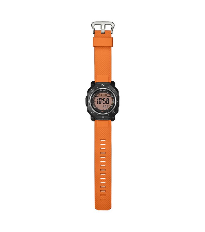CASIO PRO TREK Multifunktionsuhr PRG-69-4ER, Armbanduhr, Herrenuhr, digital, automatischer Kalender, Thermometer
