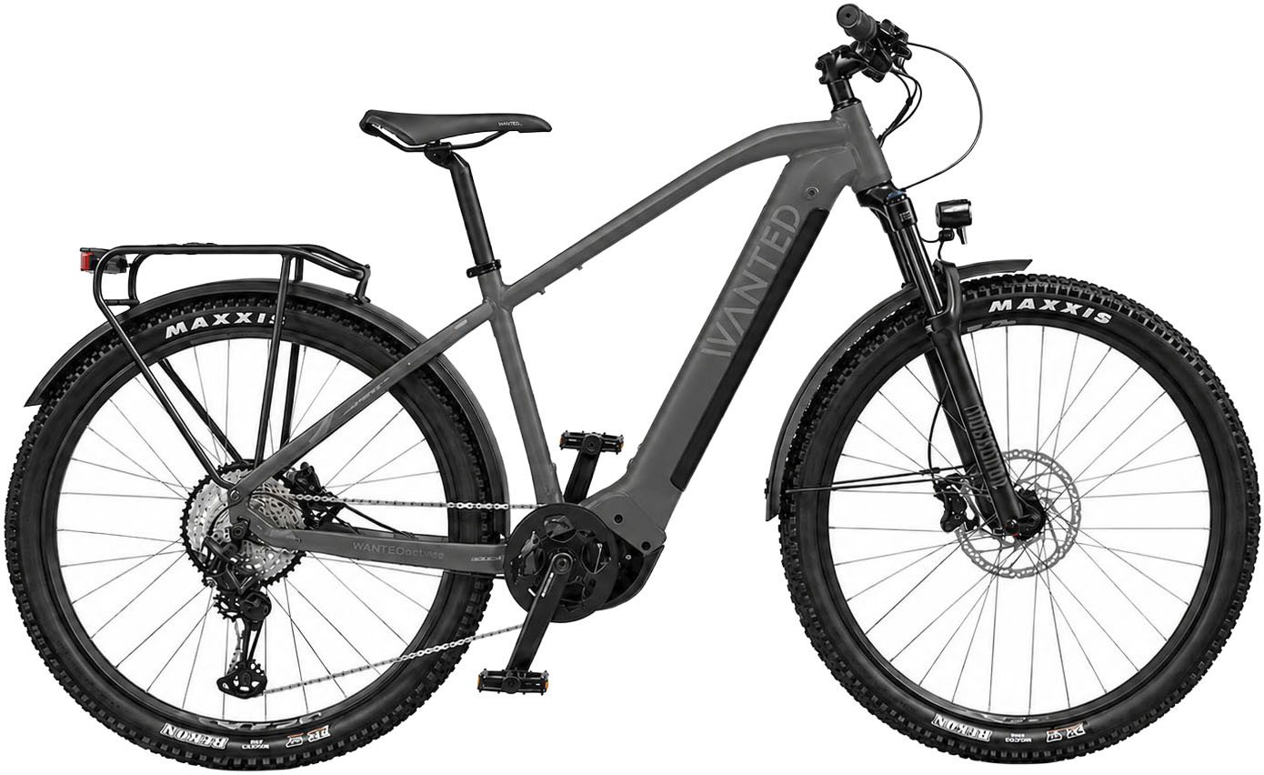 Wanted E-Bike Mountainbike WANTED CORVARA 27,5 Zoll – Bosch Performance Line CX Motor, RockShox, 10 Gang Shimano DEORE RDM5120 Schaltwerk, Kettenschaltung, Mittelmotor, 625 Wh