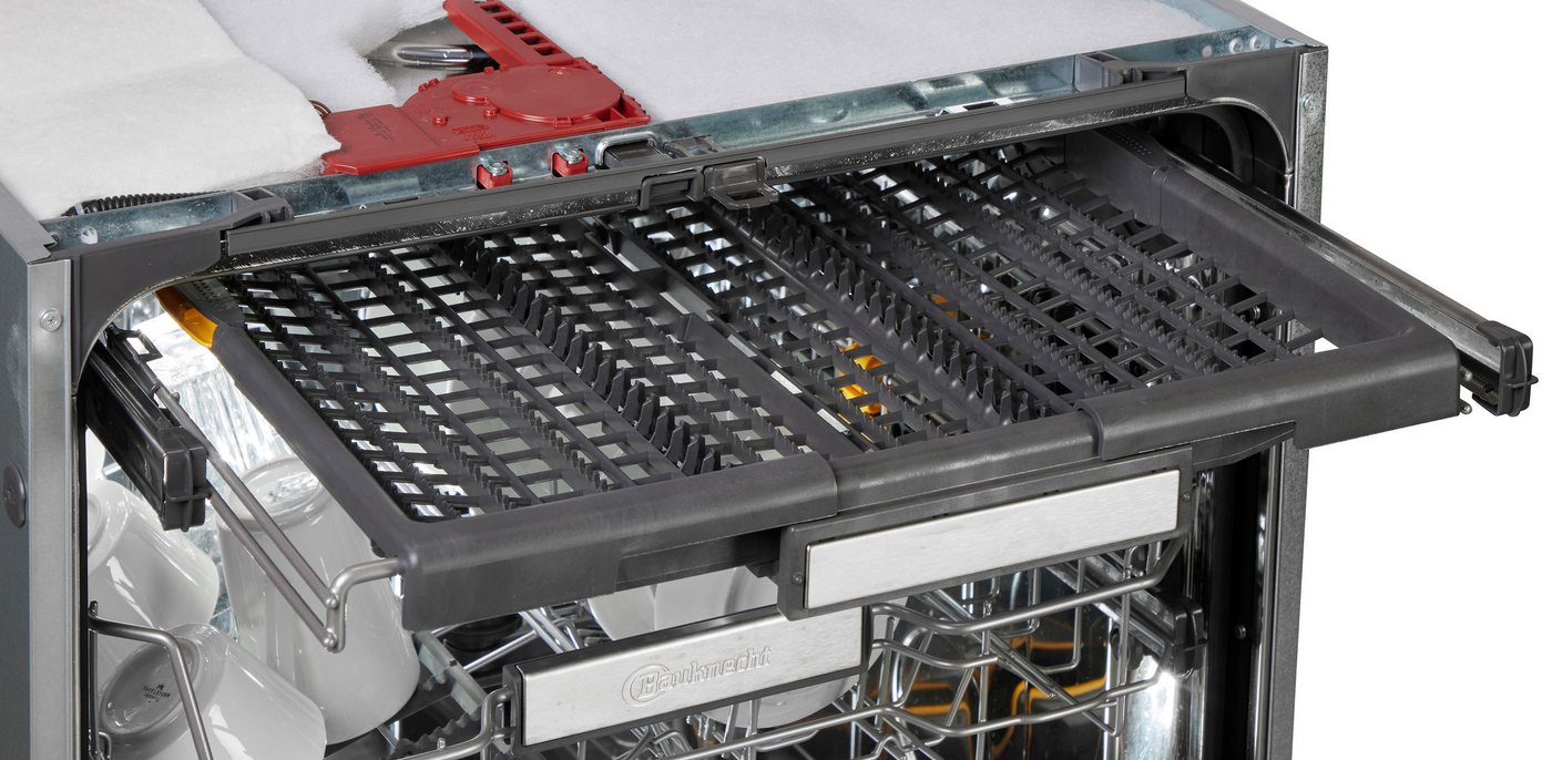 BAUKNECHT vollintegrierbarer Geschirrspüler BK7IA115B2M6L0, 15 Maßgedecke, MaxiSpace – bietet Platz für große Pizzateller mit 32 cm Durchmesser Bild 3