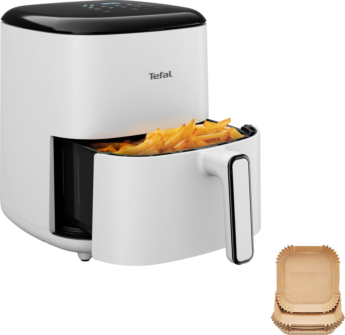 Tefal Heißluftfritteuse Easy Fry Pop, 5 L, 1 kg, 10 automatische Programme, inkl. 35 Backpapierblätter Bild 5