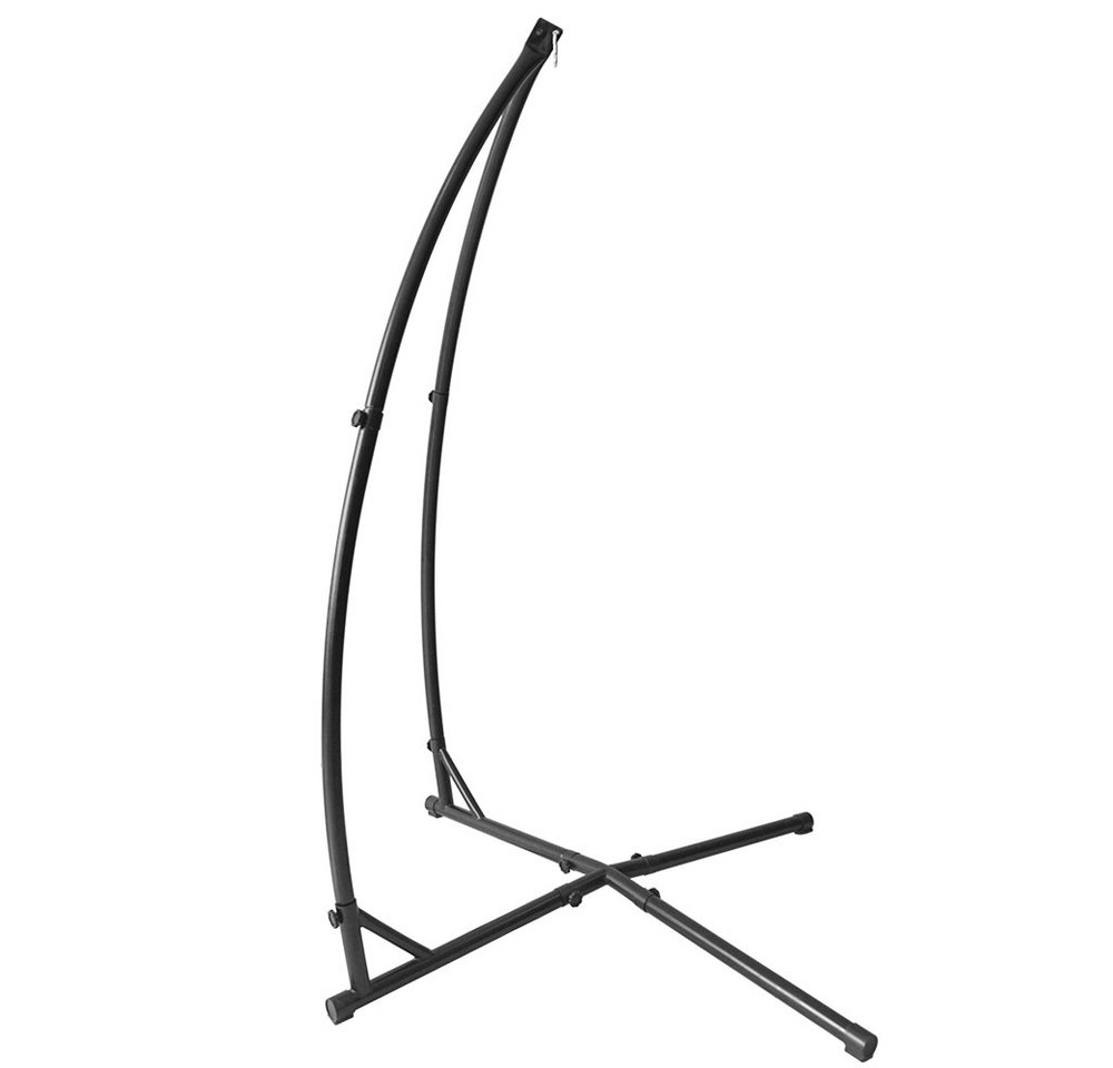 JEOBEST Hängemattengestell Hängesessel Gestell Outdoor, 214cm Hängesitz Halterung, Nur Gestell, C Ständer, bis 120kg Bild 2