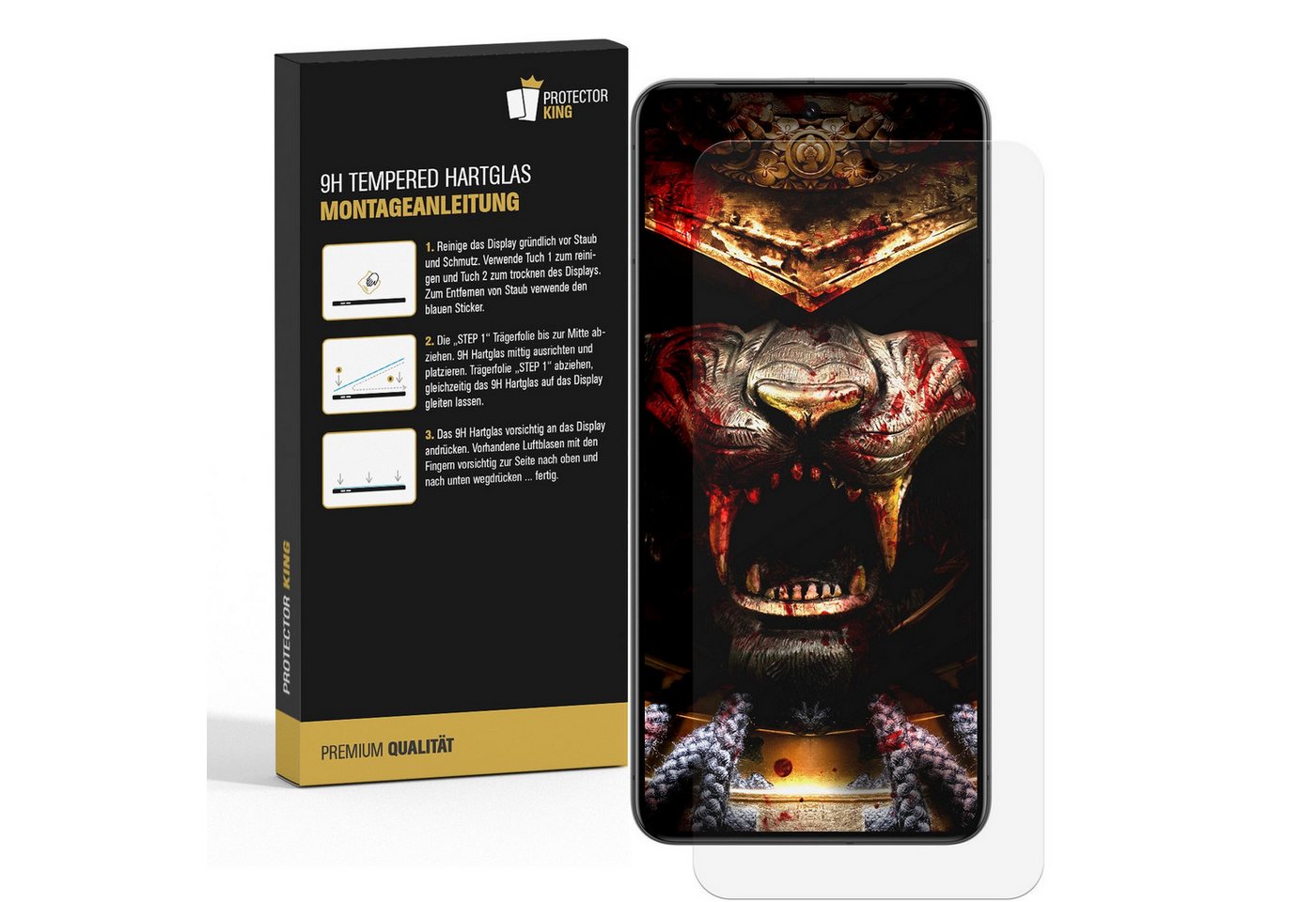 Protectorking Schutzfolie 1x 9H Panzerglas für Samsung Galaxy A36 5G matt Anti-Reflex entspiegel, (1-Stück), Displayschutz, 9H Panzerglas, Anti-Reflex und kratzfest, matt