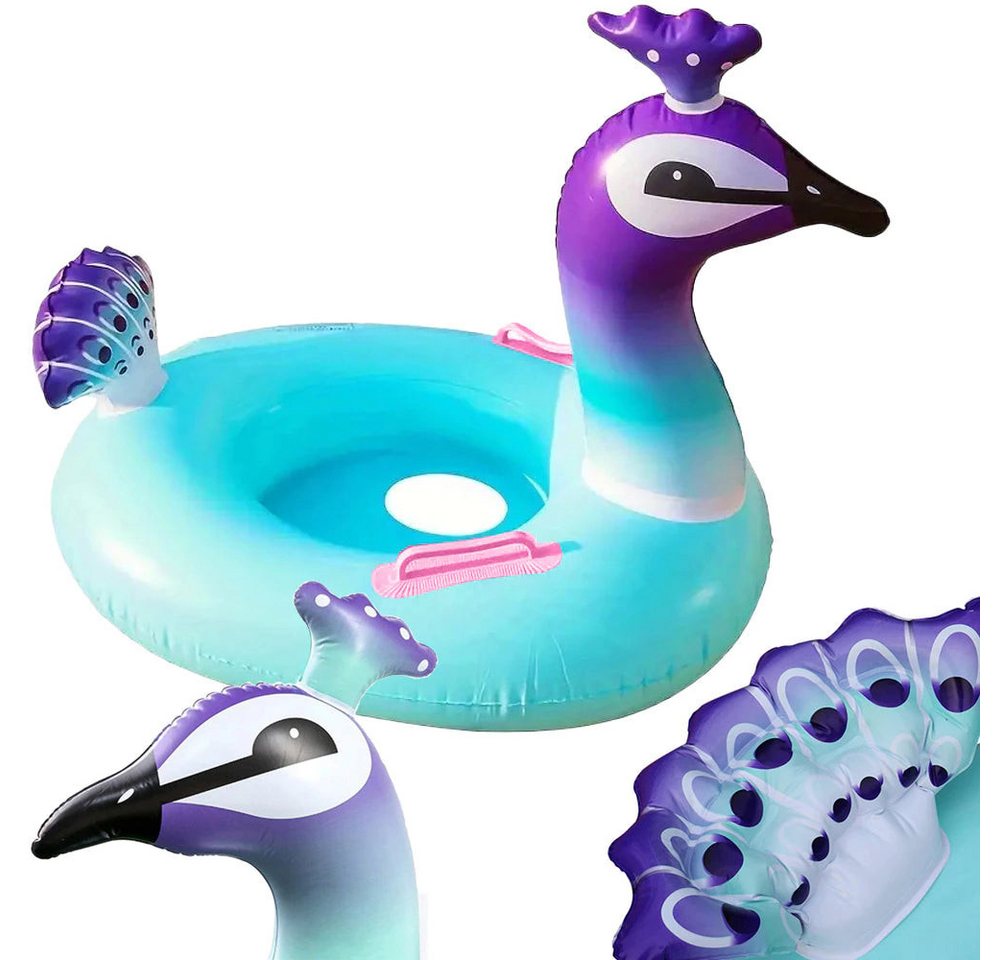 Sport-Knight® Schwimmring Pfau Kinder Schwimmring, Poolspaß 1-3 Jahre Bild 4