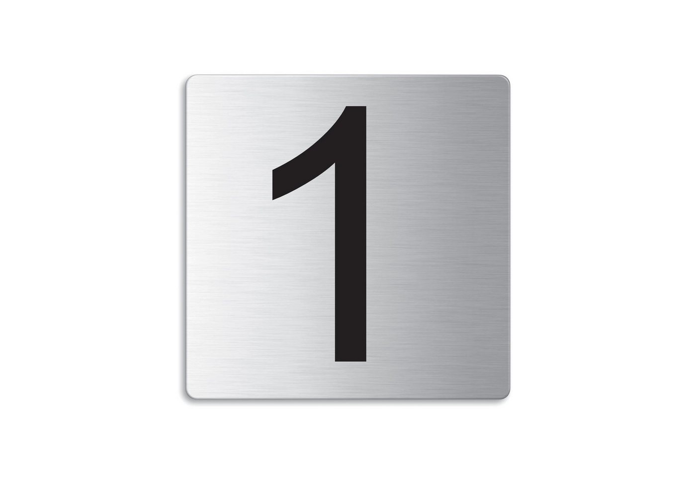 OFFORM DESIGN Hinweisschild Schild Zahl 1-50 für Türen Zimmer Briefkästen 85×85 mm selbstklebend, (1 St)