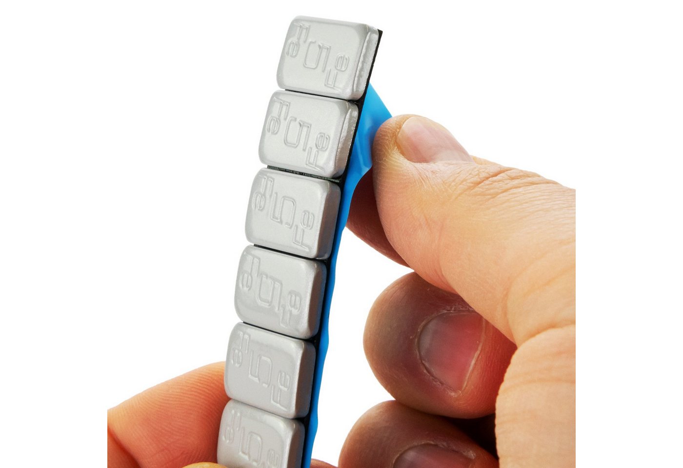 HASKYY Reifenwuchtmaschine HASKYY 6KG Klebegewichte Auswuchtgewichte100x Kleberiegel12x5g SILBER Bild 2