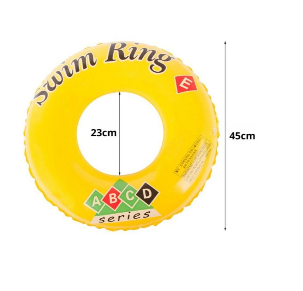 Da Meso Schwimmring Kinder Schwimmring Aufblasbar – Schwimmreifen für Pool, Strand & Urlau Bild 3