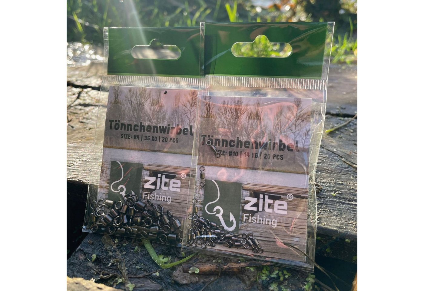 Zite Angelwirbel Tönnchenwirbel Gr. #6 30kg Schnurverbinder mit hoher Tragkraft 20 Stk Bild 5