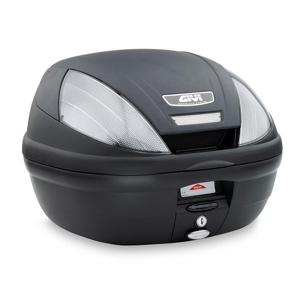 GIVI Topcase Beifahrer Rückenlehne für E370 schwarz Monolock Koffer