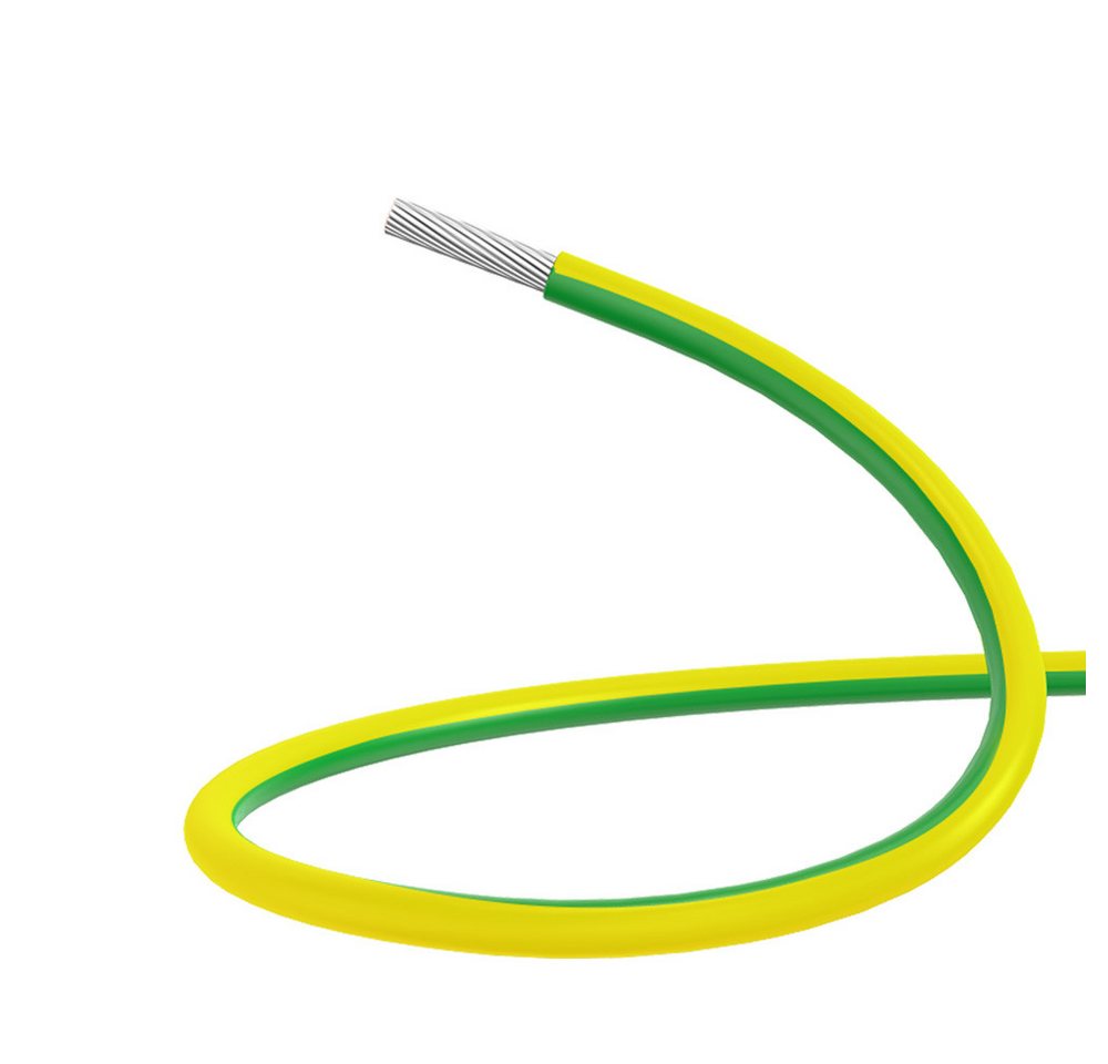 smartEC Erdungskabel H07V-K Aderleitung Kupfer Grün/Gelb 4mm2 Solarkabel, (1000 cm) Bild 5