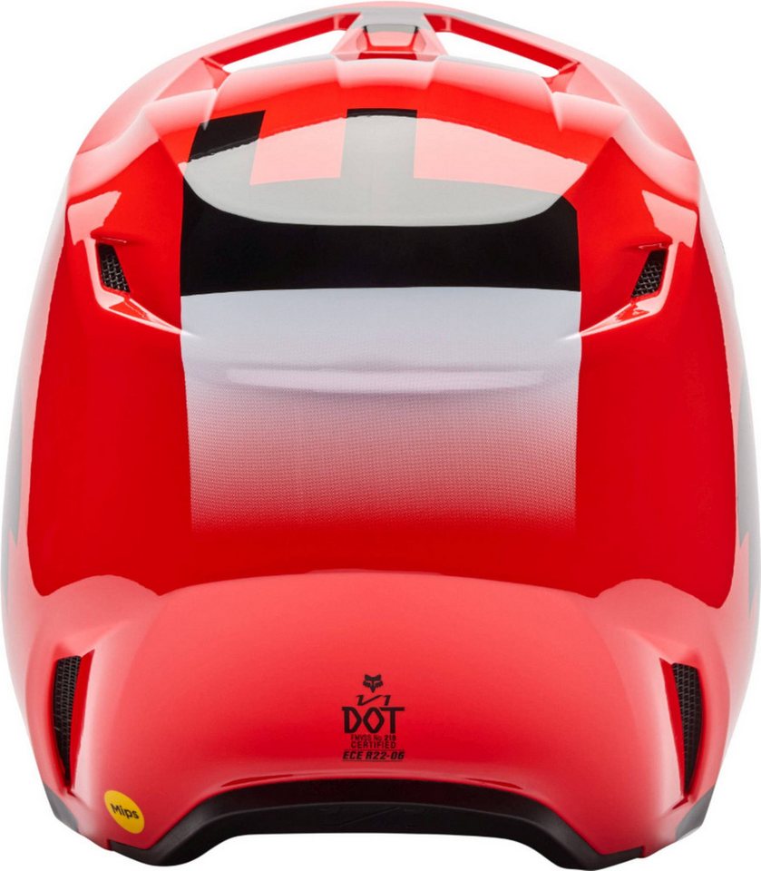 Fox Racing Motocrosshelm V1 Shield Motocross Helm, Waschbar Bild 2