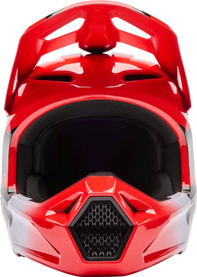 Fox Racing Motocrosshelm V1 Shield Motocross Helm, Waschbar Bild 3