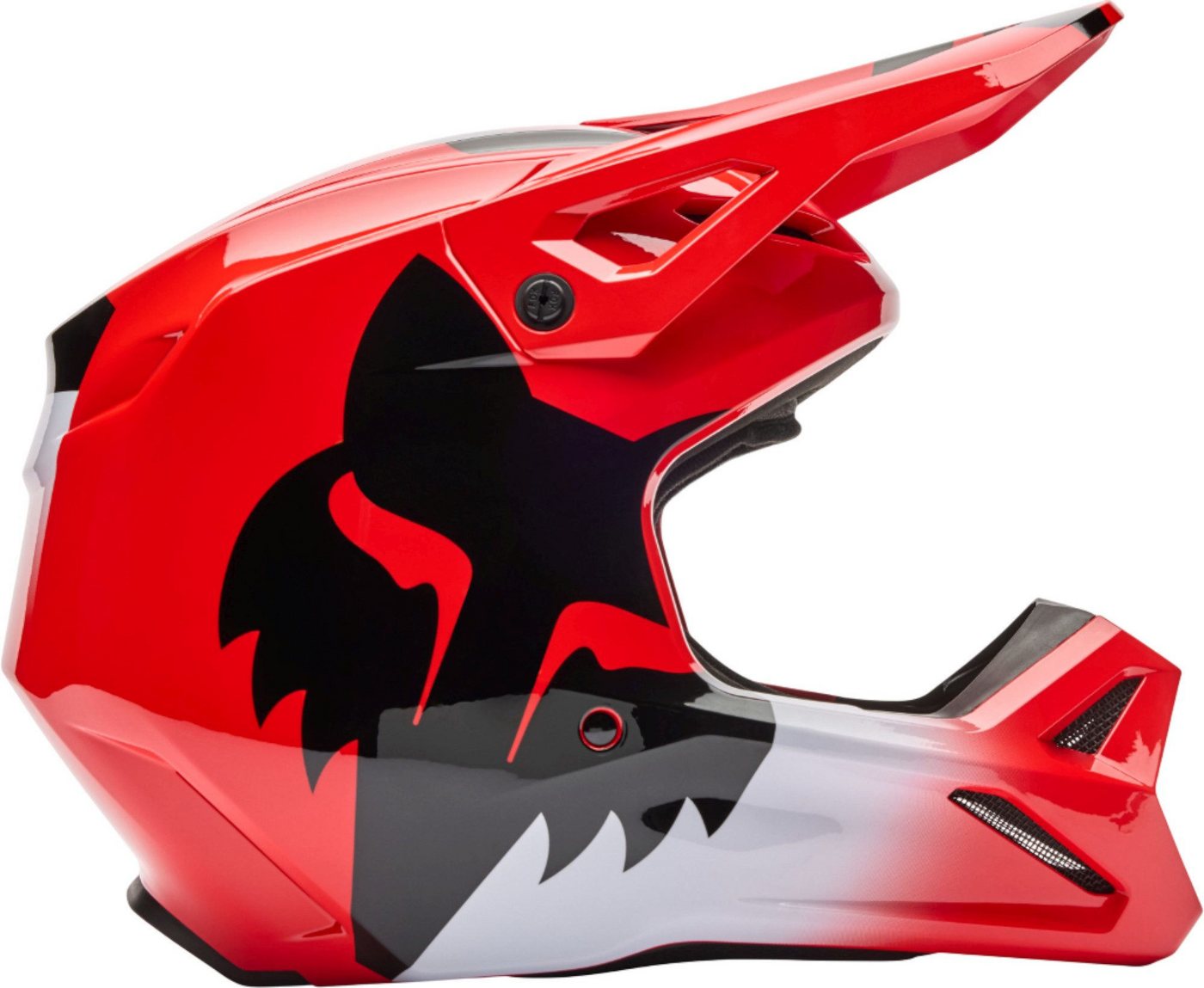 Fox Racing Motocrosshelm V1 Shield Motocross Helm, Waschbar Bild 4