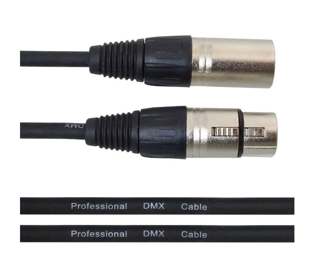 keepdrum keepdrum 3m DMX Kabel 3-pol XLR 100-Ohm 3 Stück Audio-Kabel, XLR, 3 Stück Bild 3