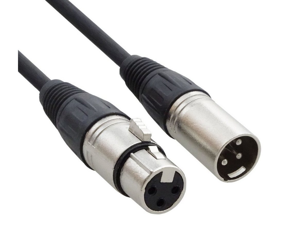keepdrum keepdrum 3m DMX Kabel 3-pol XLR 100-Ohm 3 Stück Audio-Kabel, XLR, 3 Stück Bild 4