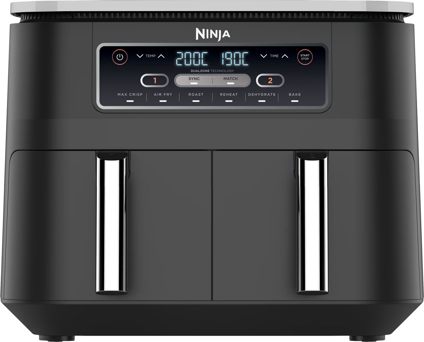 NINJA Heißluftfritteuse Foodi Dual Zone AF300EU, 2400 W, 2 Zonen & 6 Programmen Bild 2
