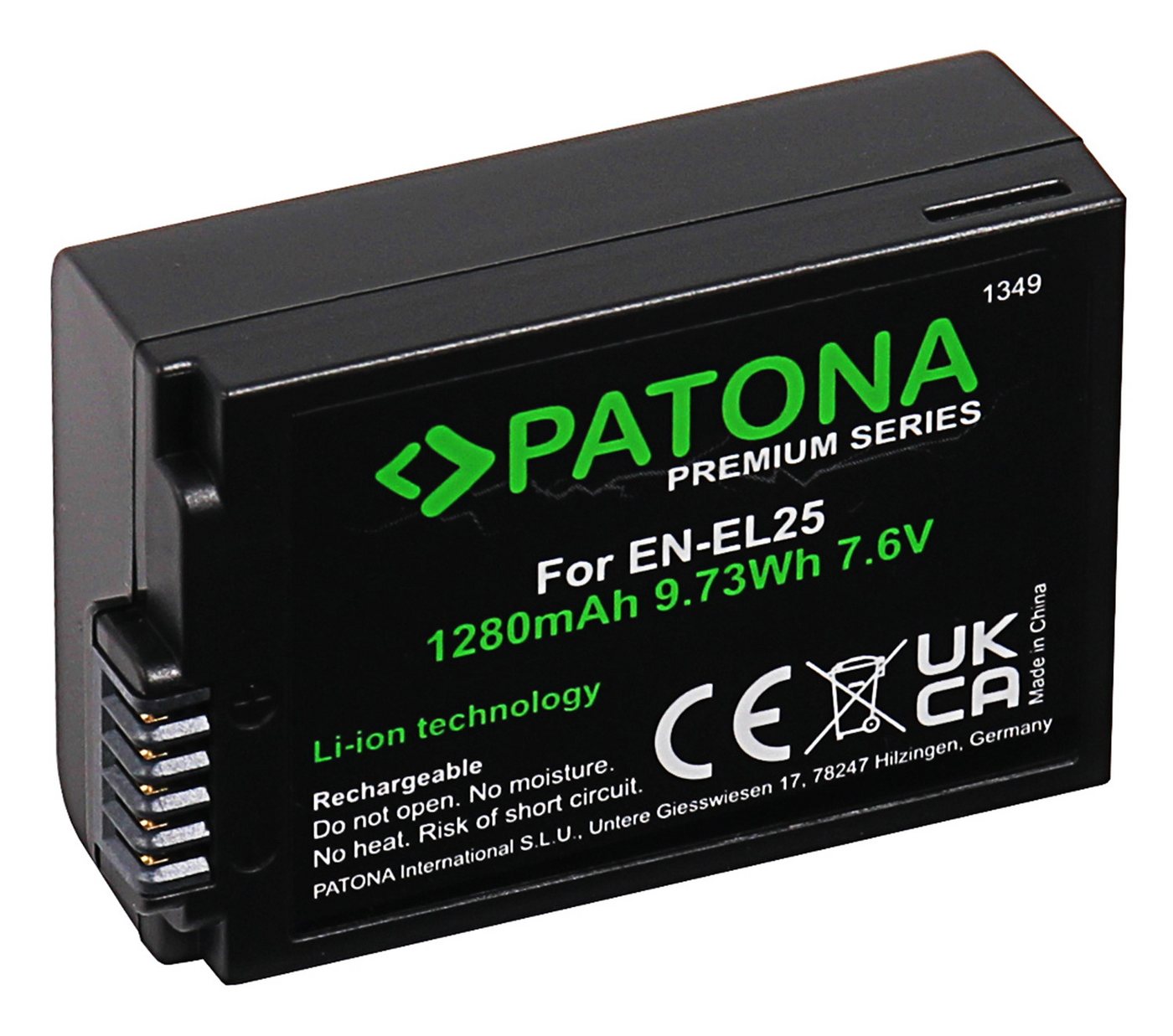 Patona Premium Akku für die Nikon Z 50 / Nikon Z fc Kamera-Akku EN-EL25 1280 mAh Bild 5