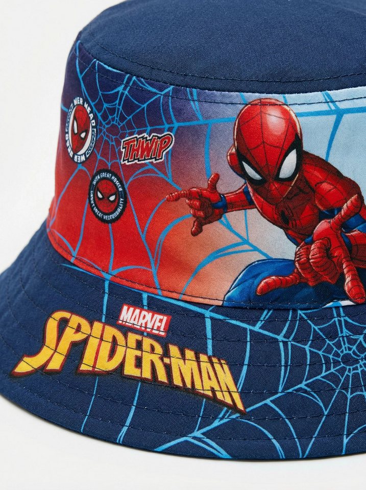 MARVEL Fischerhut Marvel Spiderman Jungen Kinder Fischermütze Fischerhut Sommerhut Gr. 52 bis 54 Bild 2