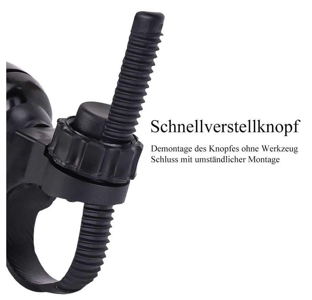 AFKSMILE Fahrradklingel Fahrradklingel, Mini Kupfermaterial Klingel Fahrrad, mit Halterung Bild 4
