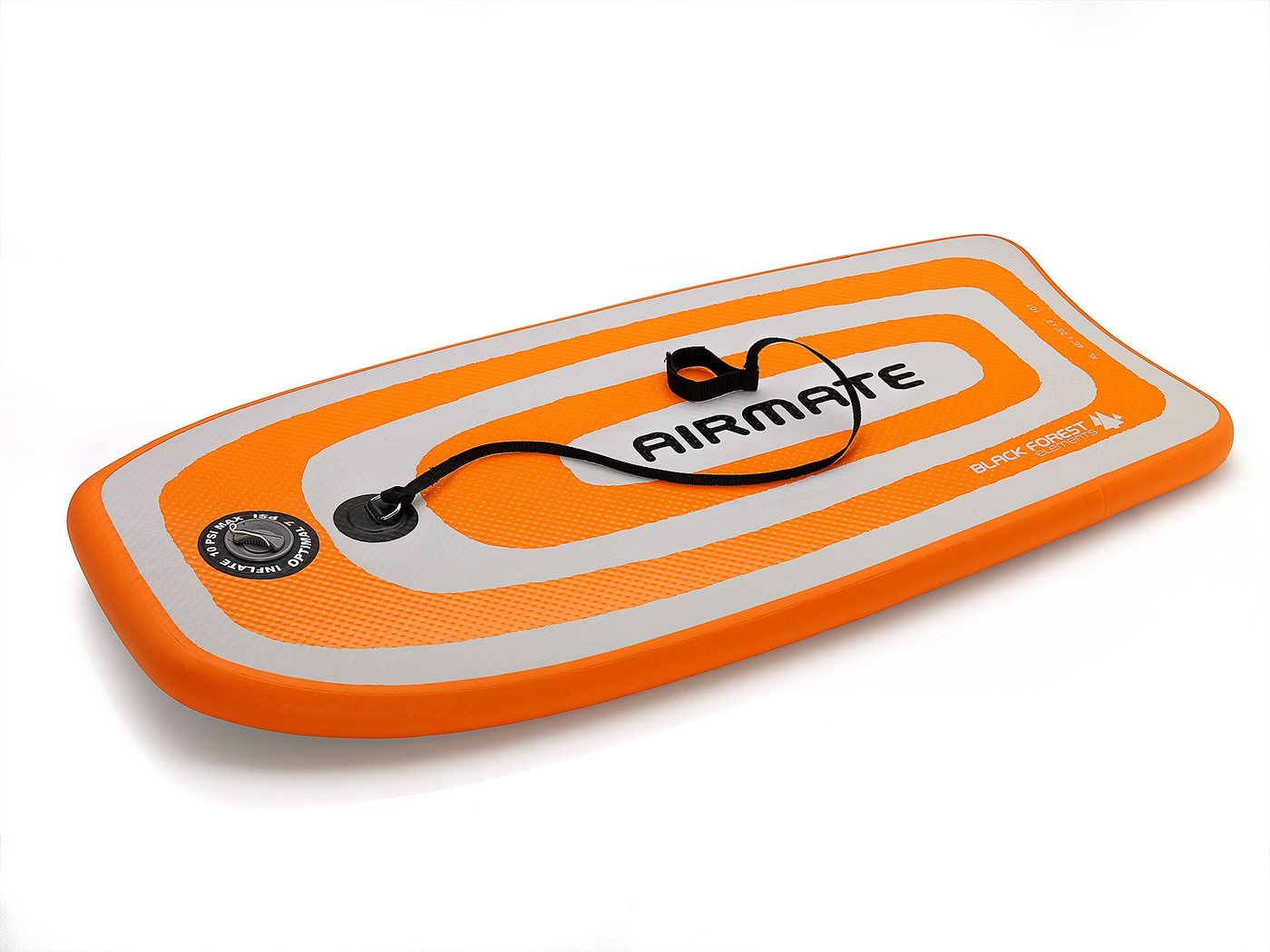 BLACK FOREST ELEMENTS Bodyboard AIRMATE XL- inflatable Bodyboard - Original Black Forest Elements, (1 tlg), Bodyboard für landlocked surfers Bild 4