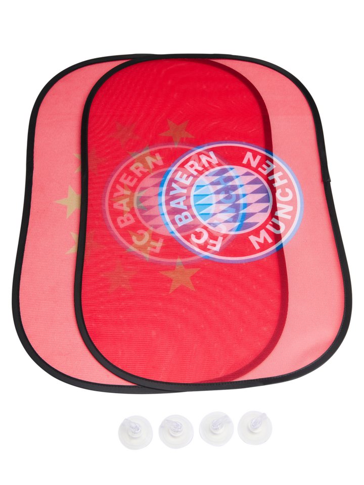 FC Bayern München Autosonnenschutz FC Bayern München Sonnenblende I Sonnenschutz I Auto I 2er-Set I Rot, 36.000 x 44.000 cm Bild 2