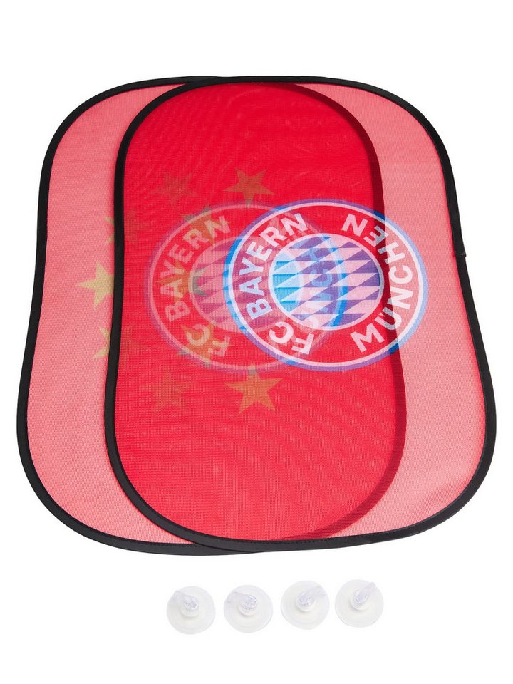 FC Bayern München Autosonnenschutz FC Bayern München Sonnenblende I Sonnenschutz I Auto I 2er-Set I Rot, 36.000 x 44.000 cm Bild 3
