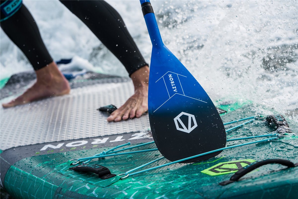 AZTRON POWER CARBON 70 SUP Paddel Stand up Paddle 3-teilig super SUP-Paddel Bild 4