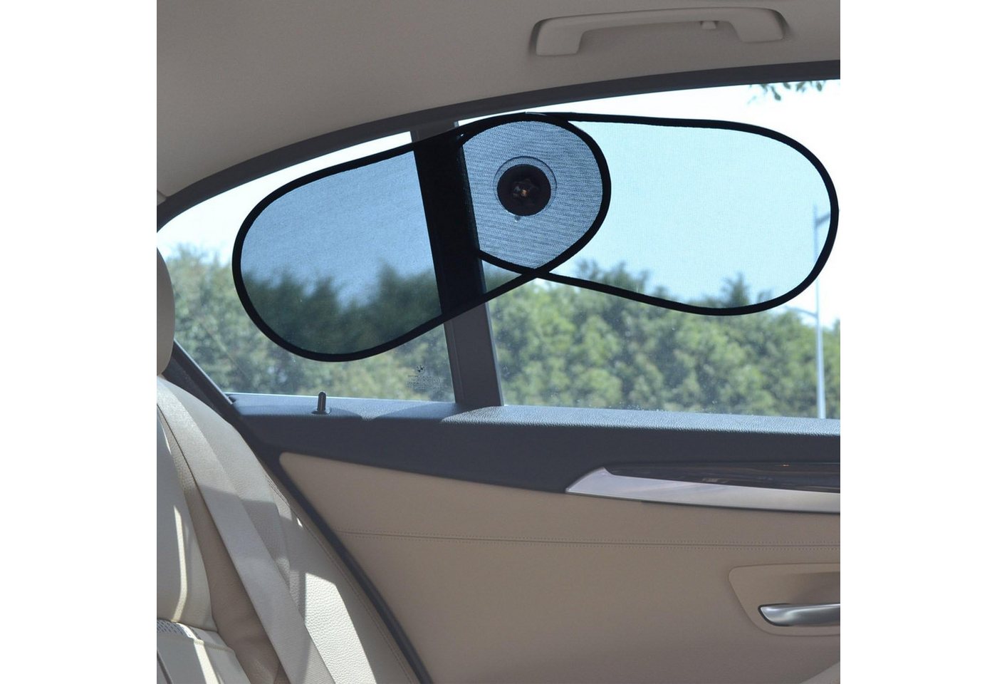 FELIXLEO Autosonnenschutz 2pcsAutofenster Sonnenstrahlenblocker Reduziert Blendung Fenster Bild 5