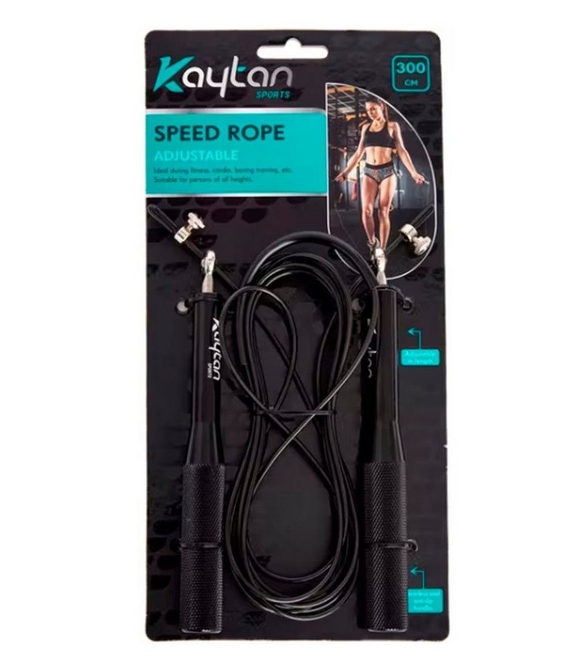 Spectrum Springseil Springseil mit Kugellagern 300 cm alu. Verstellbar, Profiseil
