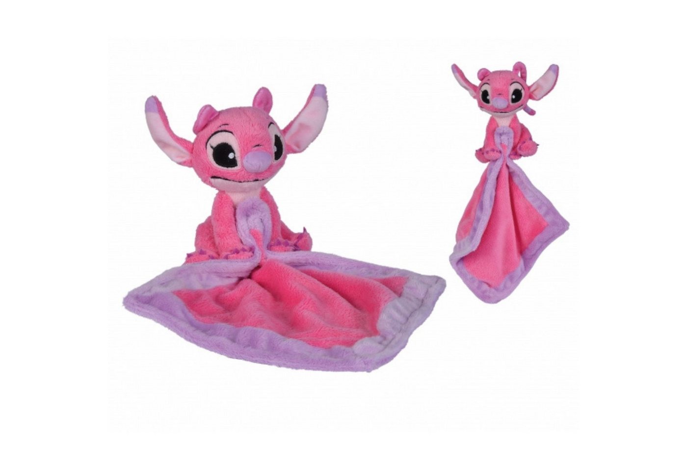 Lilo & Stitch Kuscheltuch Angel Rosa Schmusetuch Plüschtuch Kinder Kuschelfigur, (1-tlg) Bild 2
