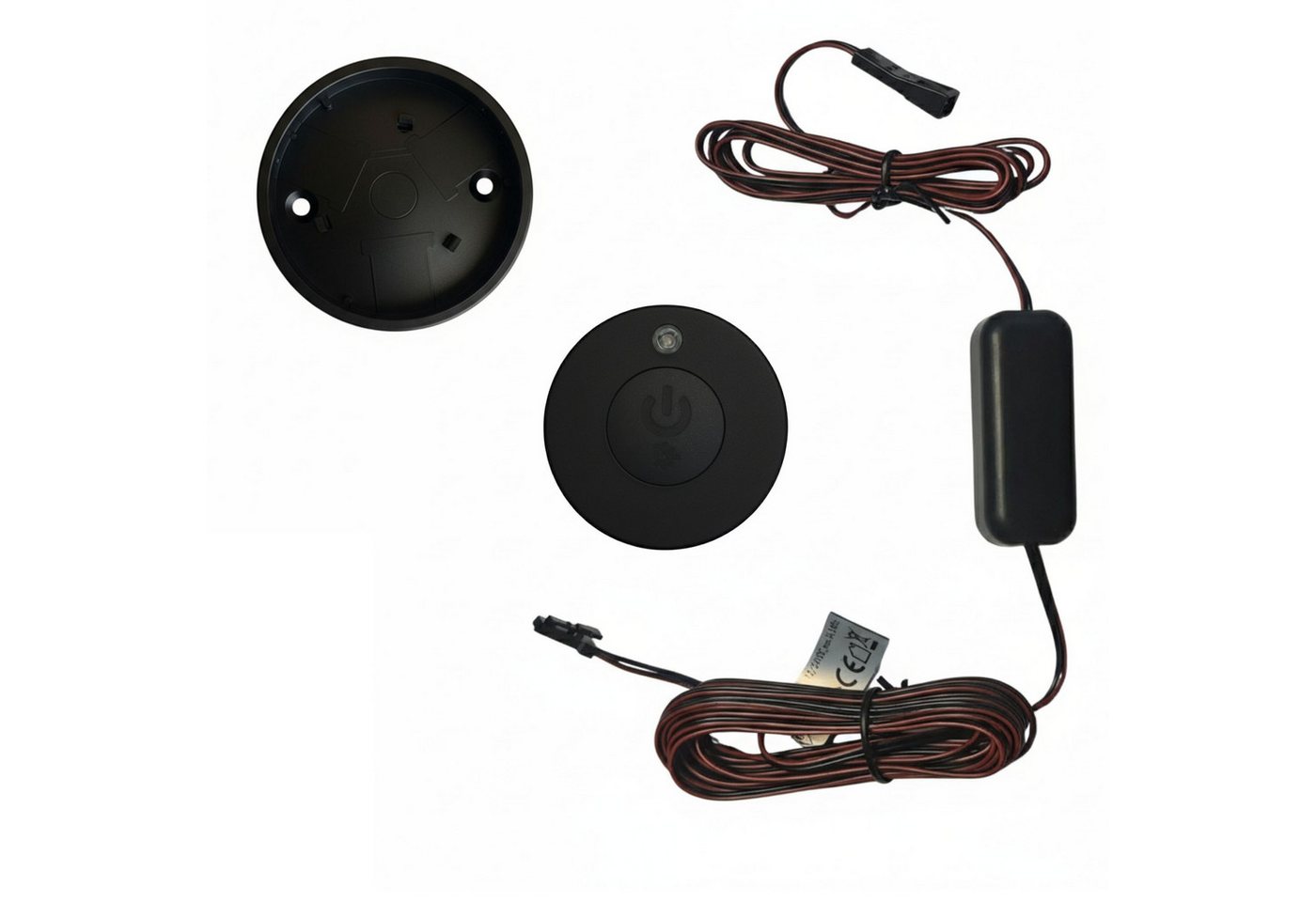 kalb MonoDot Funk-Dimmer 32 mm, drahtloser LED Dimmschalter 12/24V DC Wandtaster Bild 4