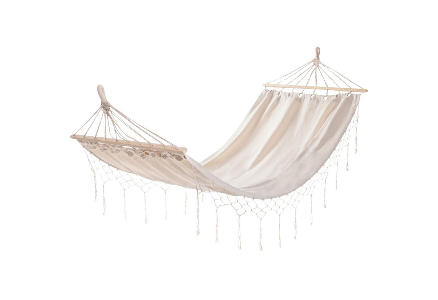Sarcia.eu Hängematte Robuste Boho-Gartenhängematte mit Fransen, 200 × 100 cm