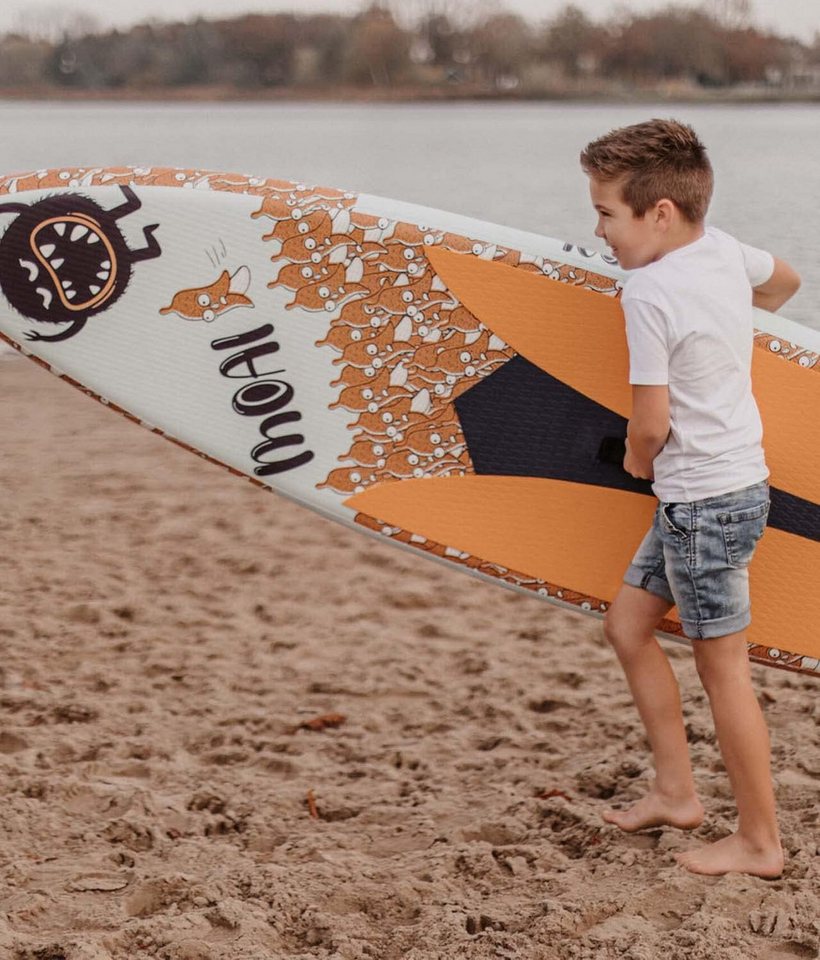 SUP-Board MOAI 8.2 Kinder SUP Board 5,8 kg super leicht inkl. Paddel Set